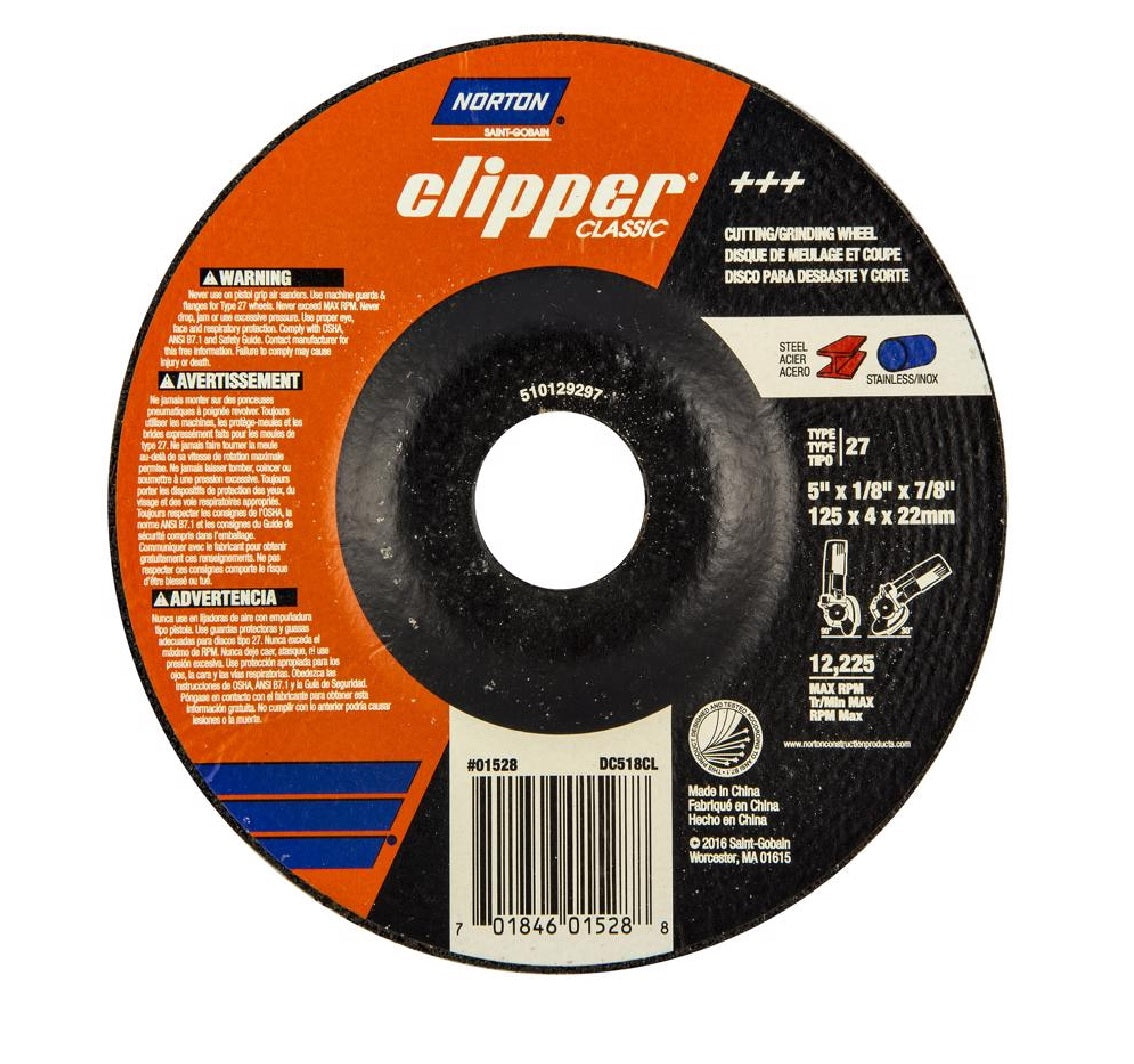 Norton 70184601528 Clipper Classic Grinding Wheel