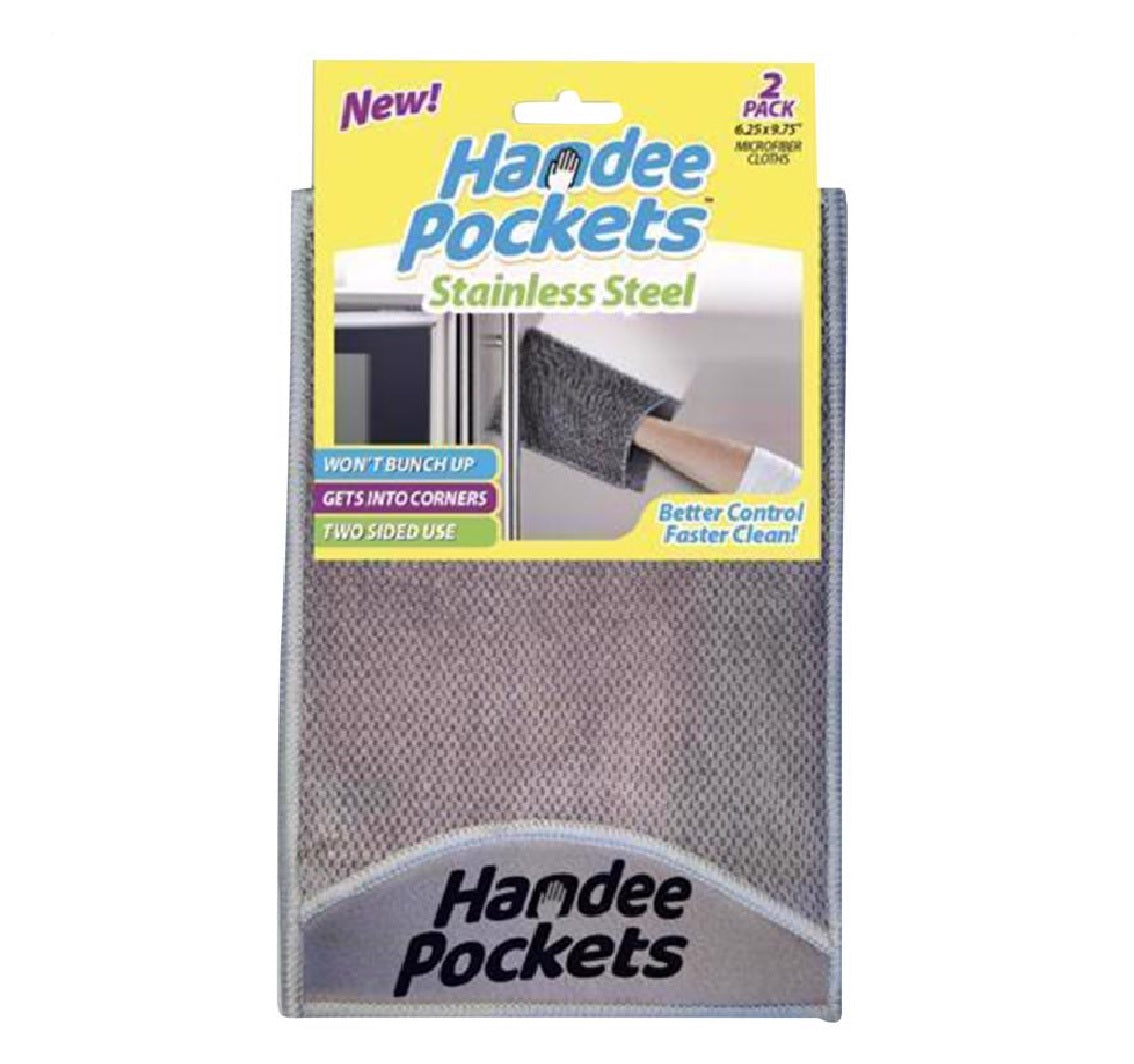Handee Pockets 33324 Cleaning Cloth, Microfiber