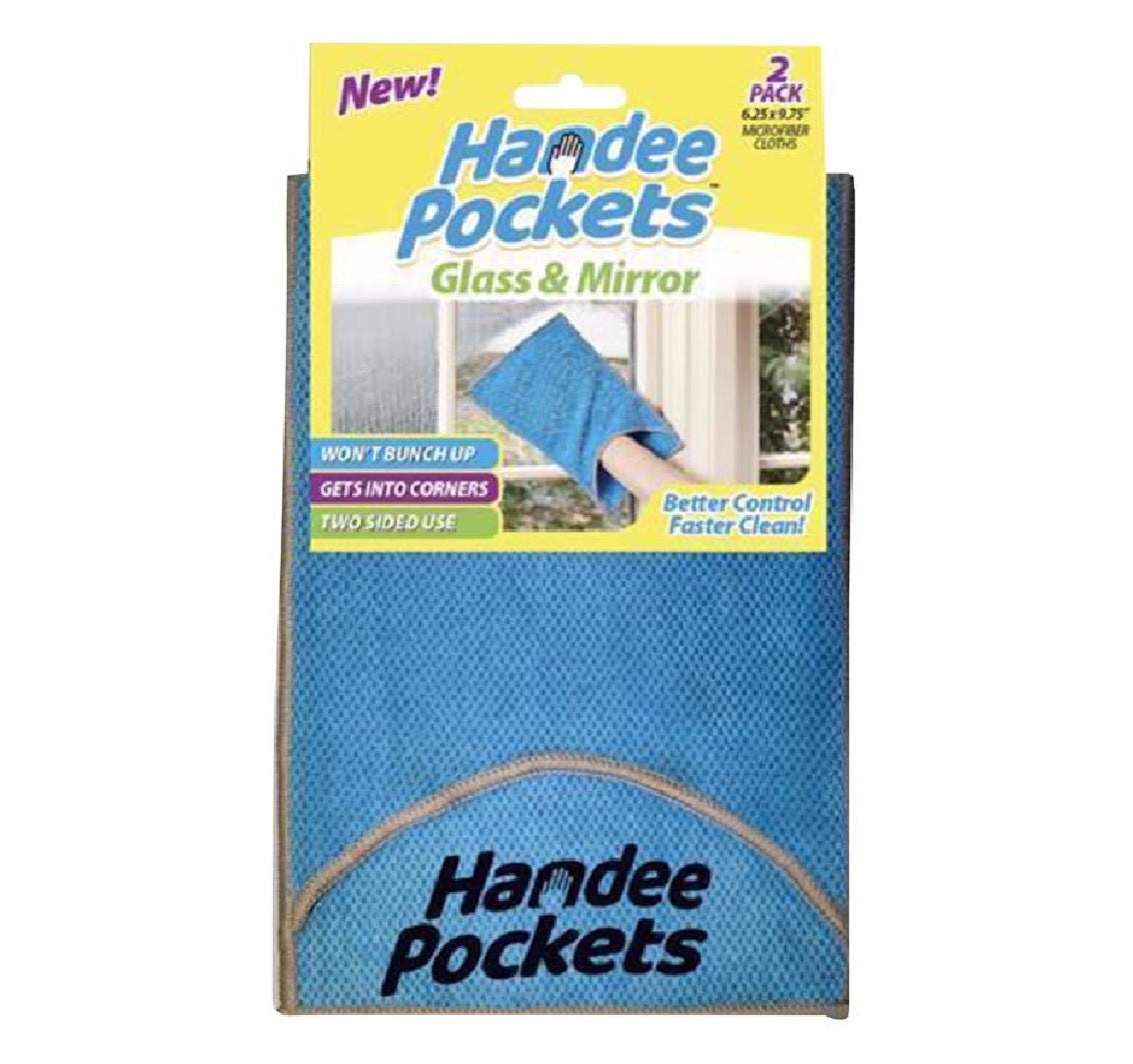 Handee Pockets 33224 Cleaning Cloth, Microfiber