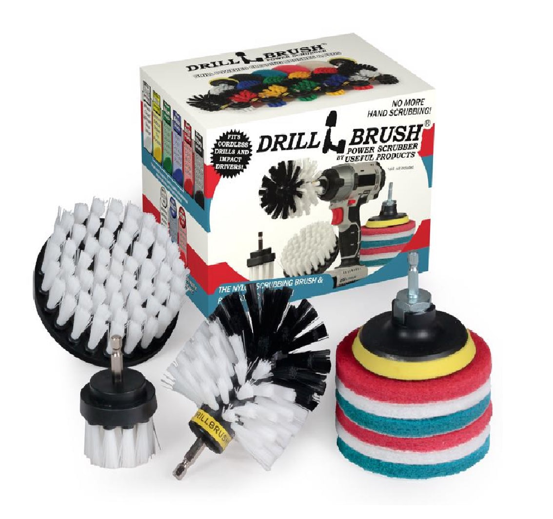 Drillbrush 810003601216 Drill Brush Set, Multicolored