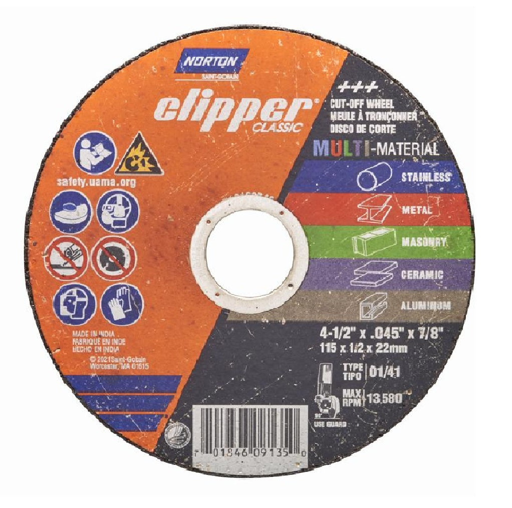 Norton 70184609135 Clipper Classic Cut-off Wheel