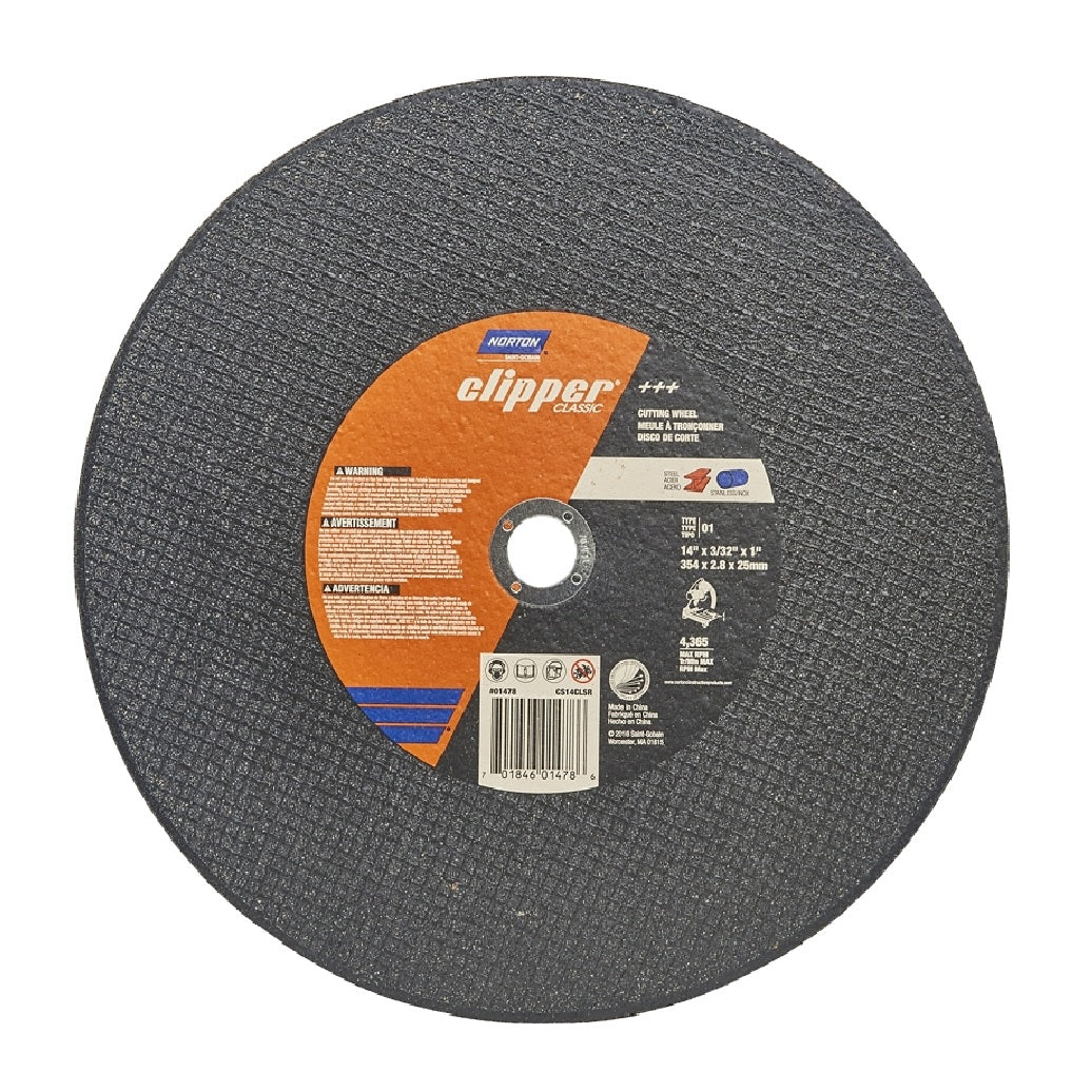 Norton 70184601478 Clipper Classic Cut-off Wheel