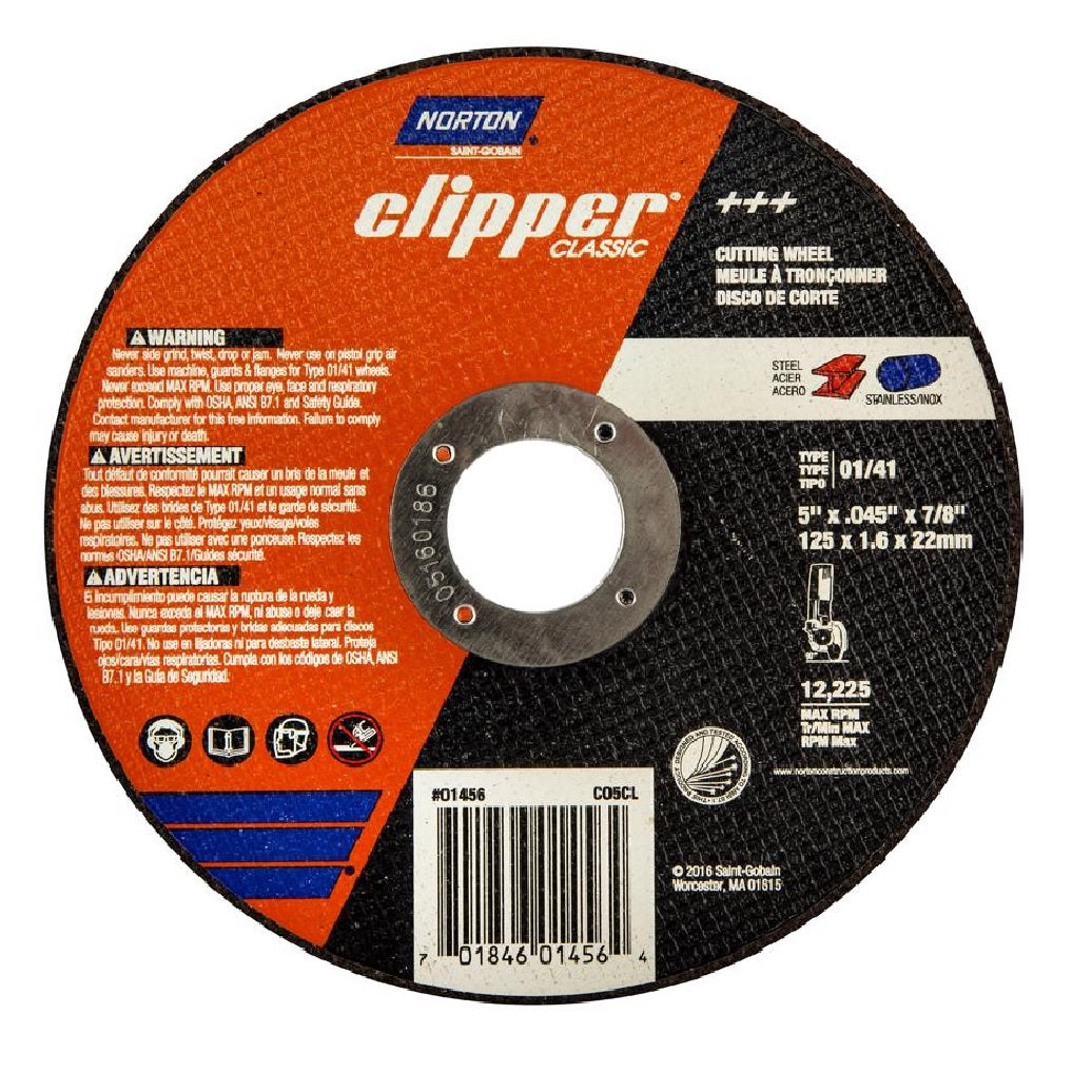 Norton 70184601456 Clipper Classic Cut-Off Wheel