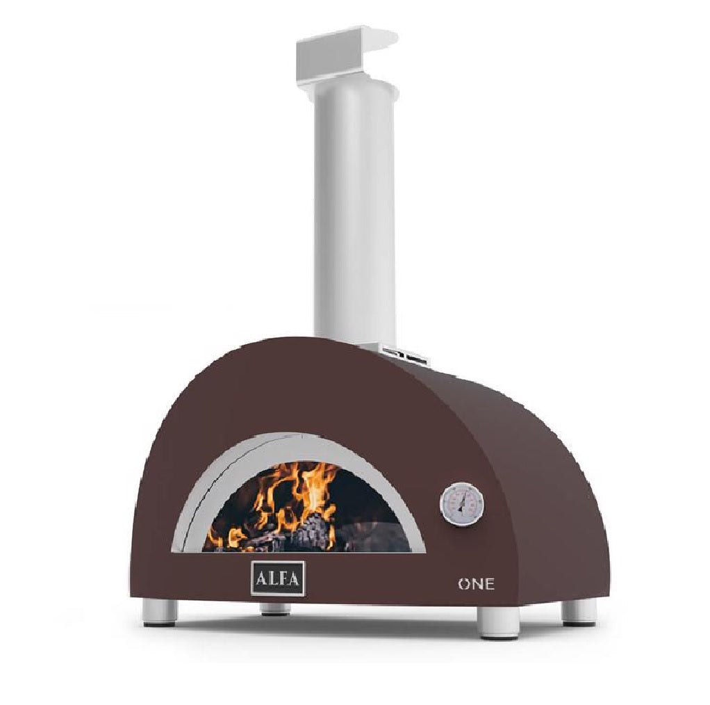 Alfa FXONE-LRAM Wood Outdoor Pizza Oven, Copper