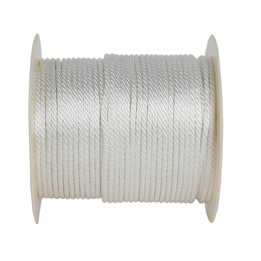 Koch 5221045 Solid Braided Nylon Rope, White, 5/16 inch x 600 feet