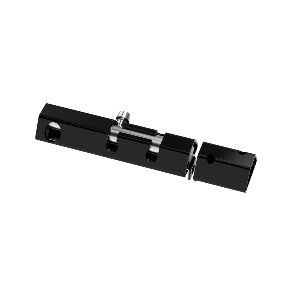 National Hardware N166-001 Slide Bolt Gate Latch, Black