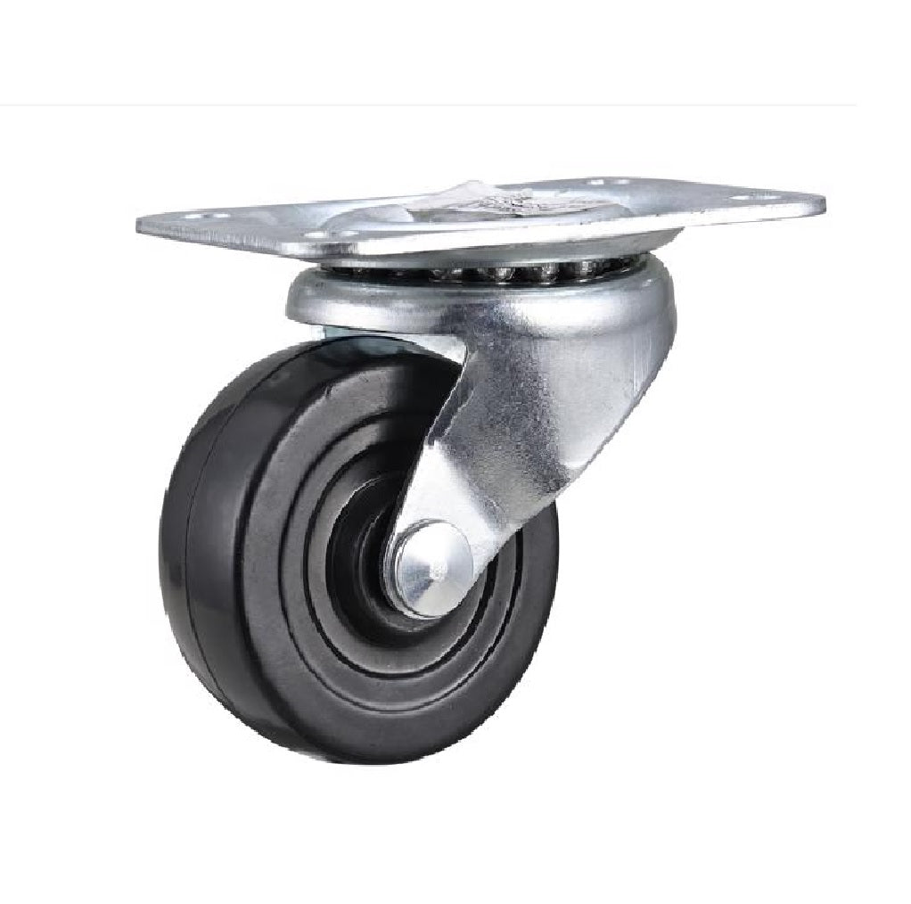 Projex 9478 Swivel Soft Rubber Caster, Black