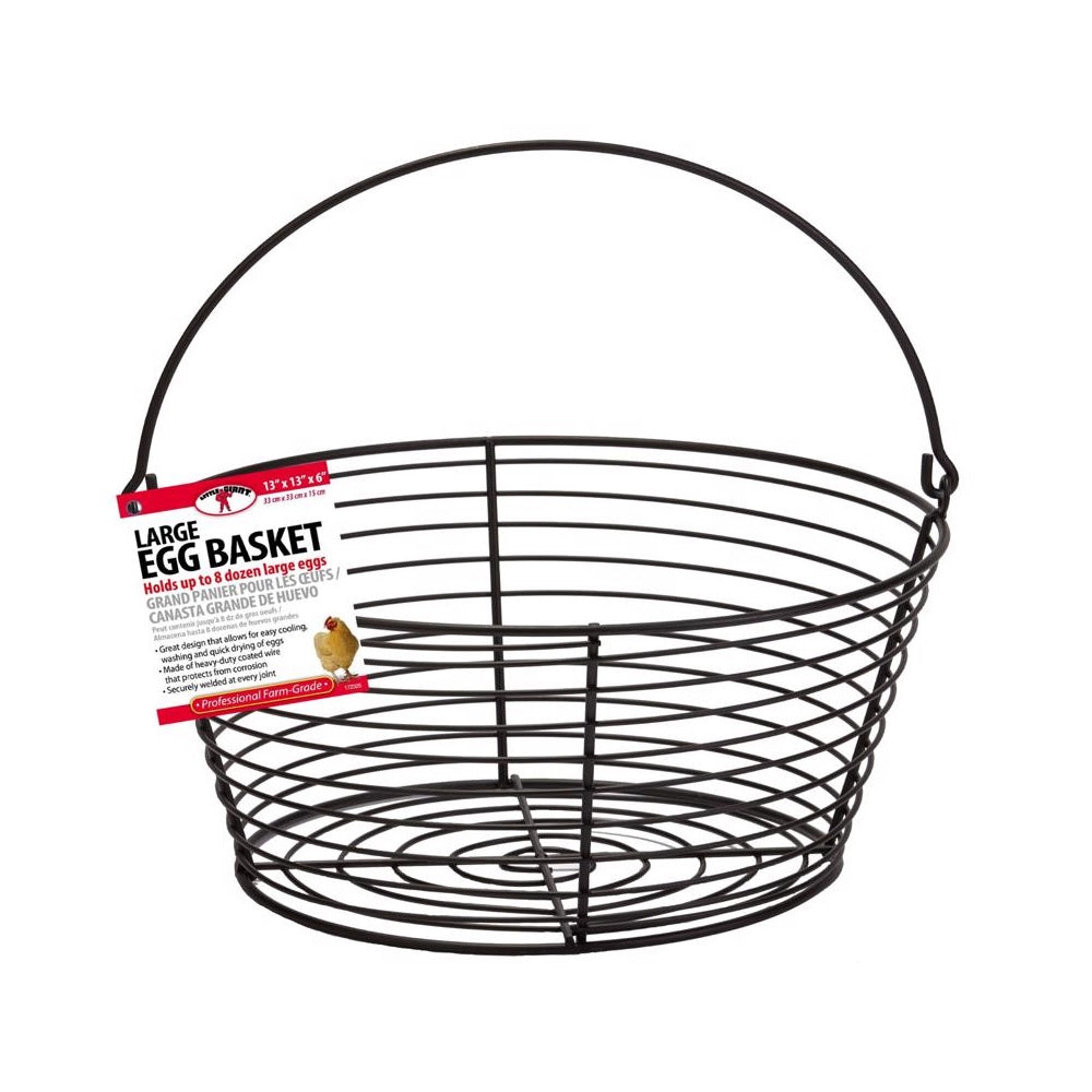 Little Giant EB13 Game Birds/Poultry Egg Basket, Black