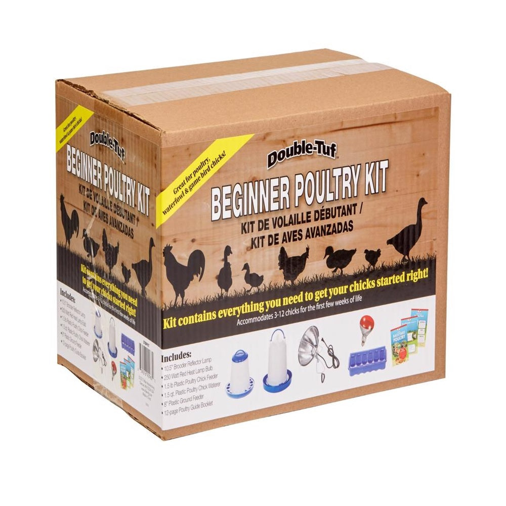 Double-Tuf DTBPKIT Game Birds/Poultry Poultry Kit, Plastic, Multicolored