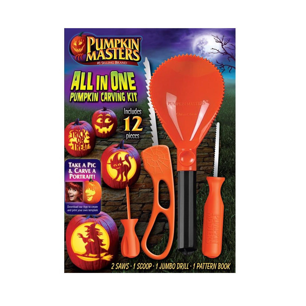 Pumpkin Masters 34157 Carving & Decorating Assortment Carving Kit