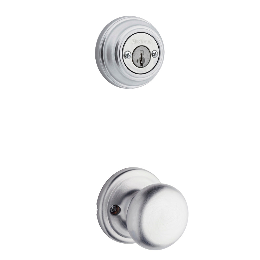 Kwikset 967H 26DGC SMT Hancock Knob Inside Trim, Satin Chrome