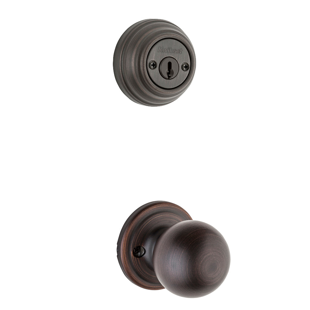 Kwikset  967CA 11PGC Circa Knob Inside Trim, Venetian Bronze