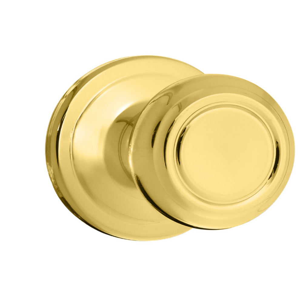 Kwikset 720CN 3 Cameron Passage Knob,Polished Brass
