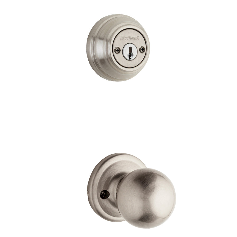 Kwikset 967CA 15GC Circa Knob Inside Trim, Satin Nickel