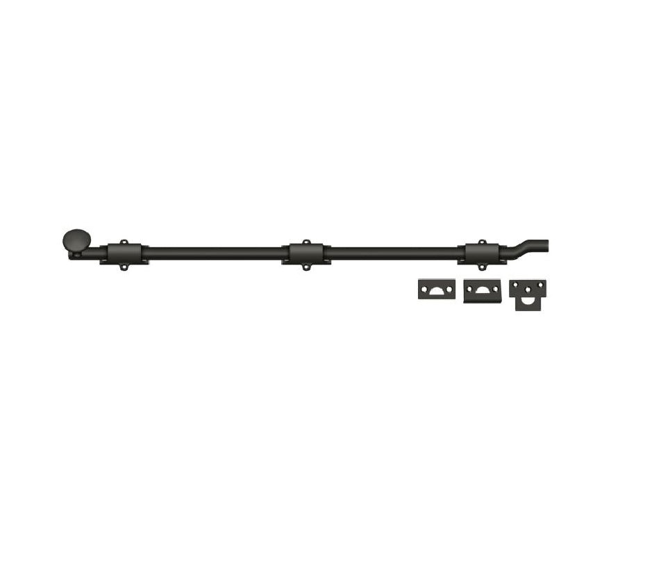 Deltana FPG2610B Surface Bolt with Off-Set, Oil Rubbed Bronze, 26"