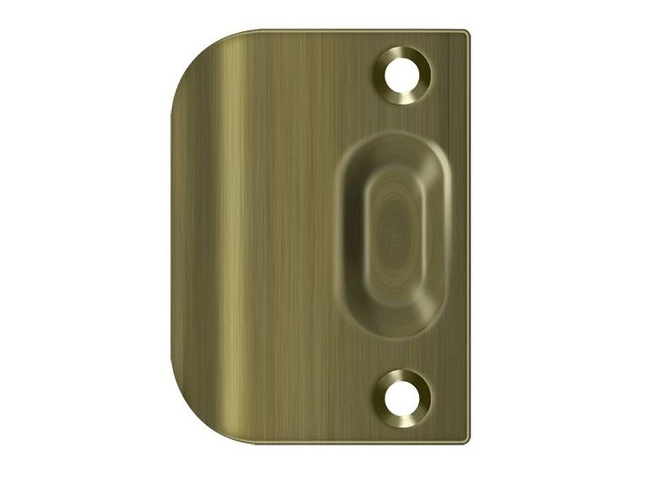 Deltana FLSP335U5 Full Lip Strike Plate, Antique Brass