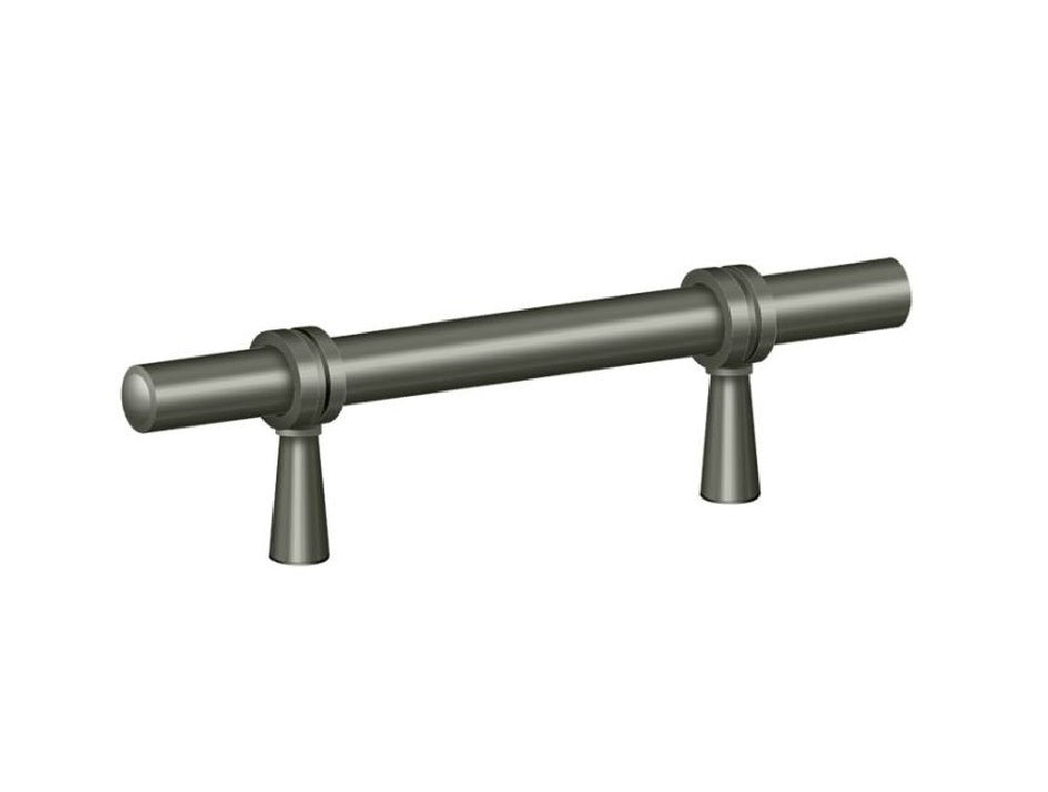 Deltana P310U15A Adjustable Pull, Antique Nickel