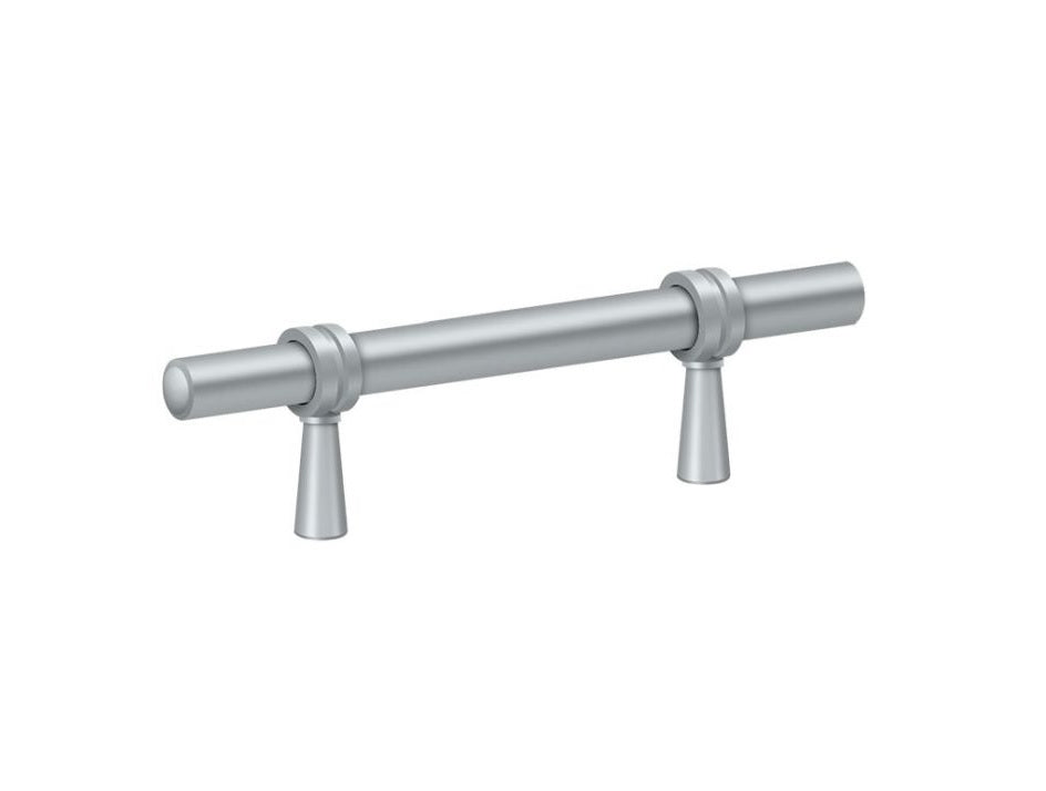 Deltana P310U26D Adjustable Pull, Satin Chrome