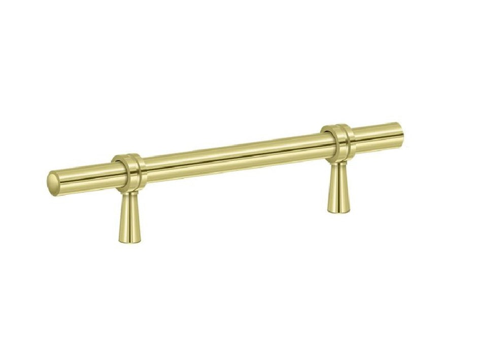 Deltana P311U3 Adjustable Pull, Bright Brass