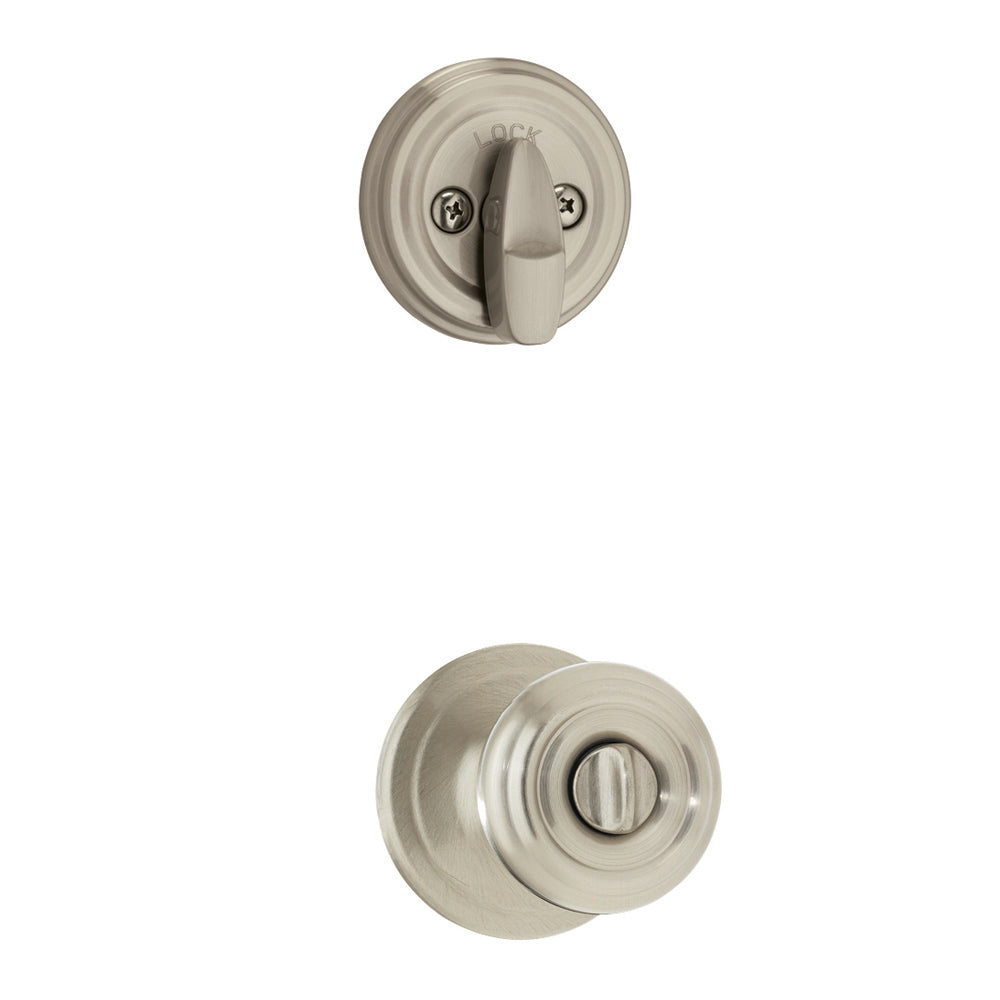 Kwikset 978CN 15 Cameron Single Cylinder Inside Knob, Satin Nickel