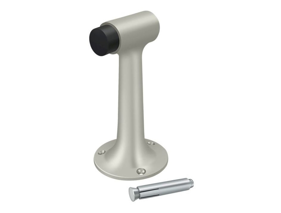 Deltana DSF600U15 Floor Mount Bumper, Satin Nickel, 6"