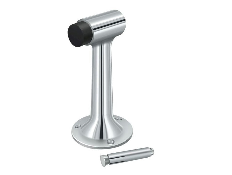 Deltana DSF600U26 Floor Mount Bumper, Bright Chrome, 6"