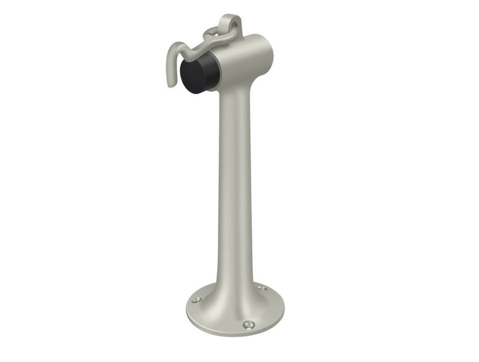 Deltana DSF830U15 Floor Mount Bumper, Satin Nickel, 8"