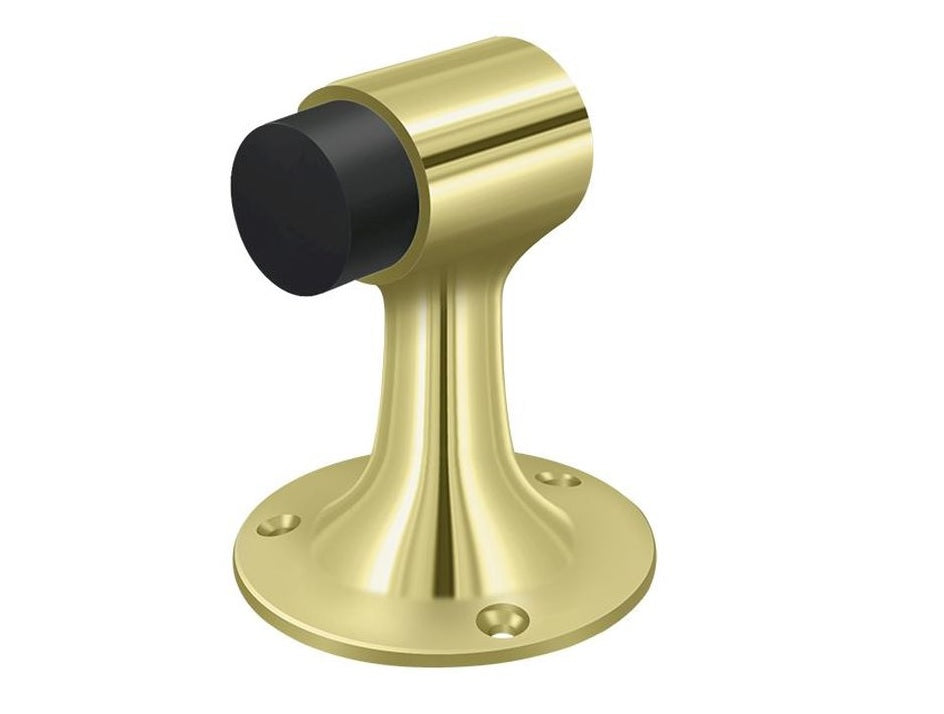 Deltana DSF3225U3 Floor Mount Bumper, Bright Brass, 3"