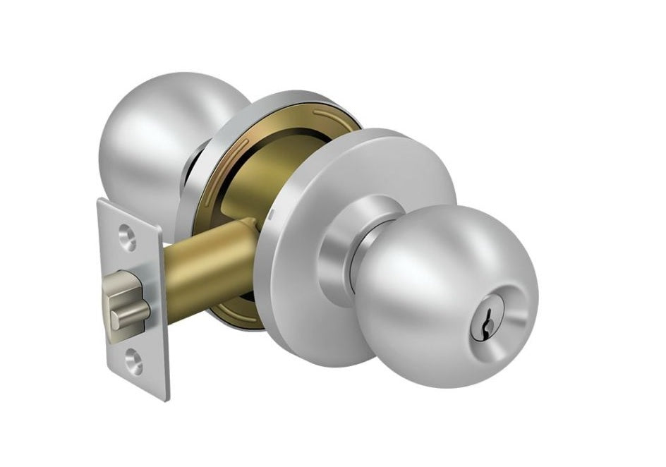 Deltana CL100EAC-32D Entry Standard GR2 Lock, Satin Stainless Steel