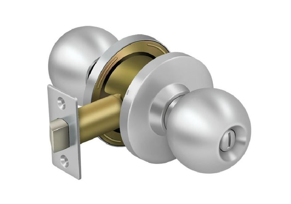 Deltana CL102EAC-32D Entry Standard GR2 Lock, Satin Stainless Steel