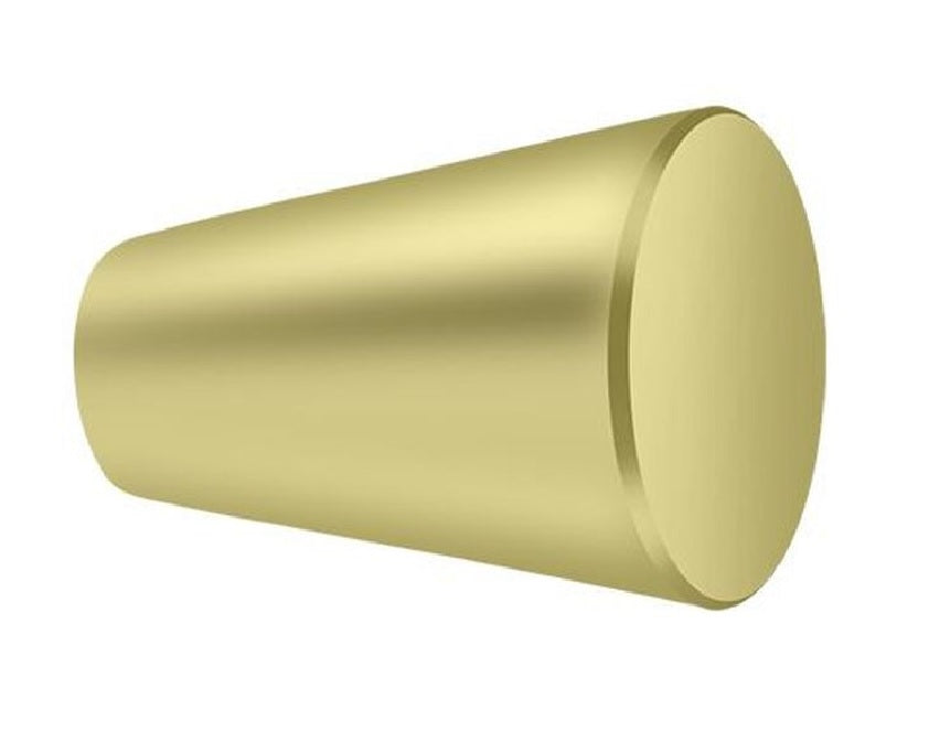 Deltana KC20U3 Cone Cabinet Knob, Bright Brass, 1"