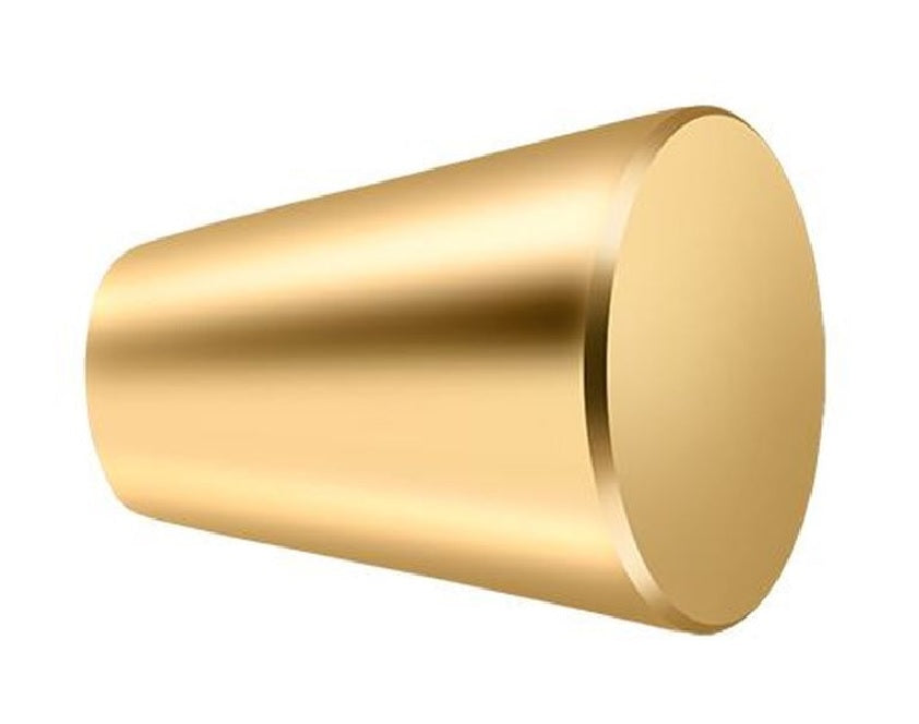 Deltana KC24CR003 Cone Cabinet Knob, Lifetime Brass