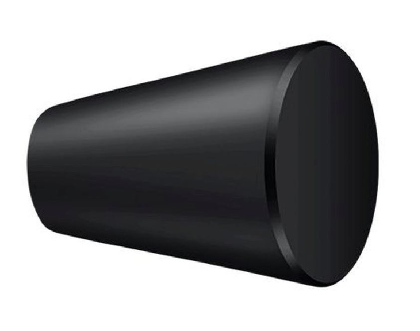 Deltana KC24U19 Cone Cabinet Knob, Black