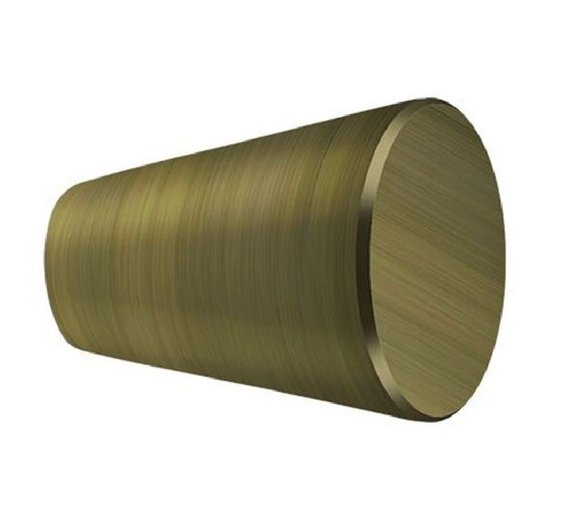 Deltana KC24U5 Cone Cabinet Knob, Antique Brass