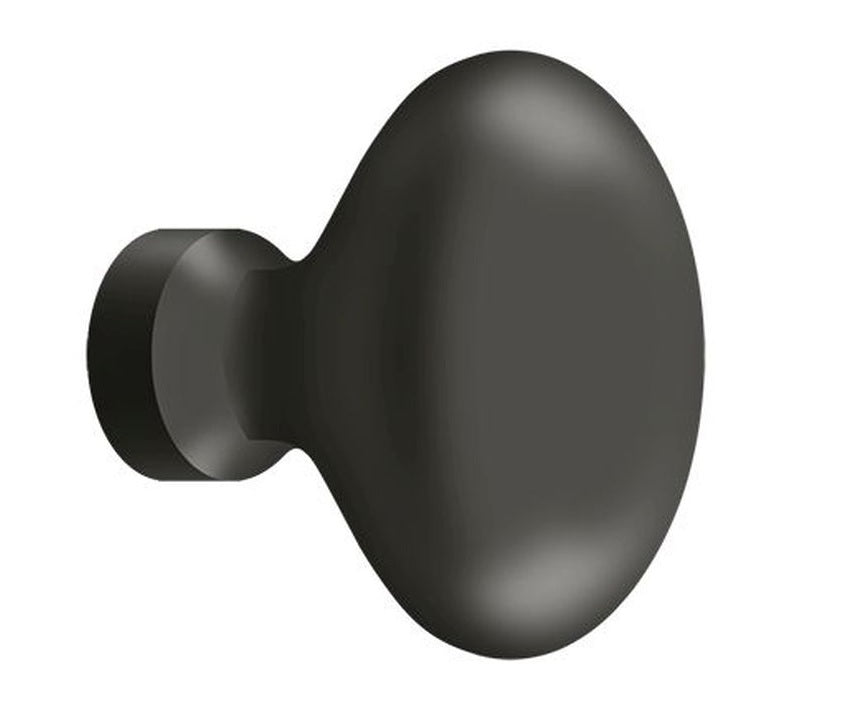 Deltana KE125CR003 Oval/Egg Shape Cabinet Knob, Oil Rubbed Bronze