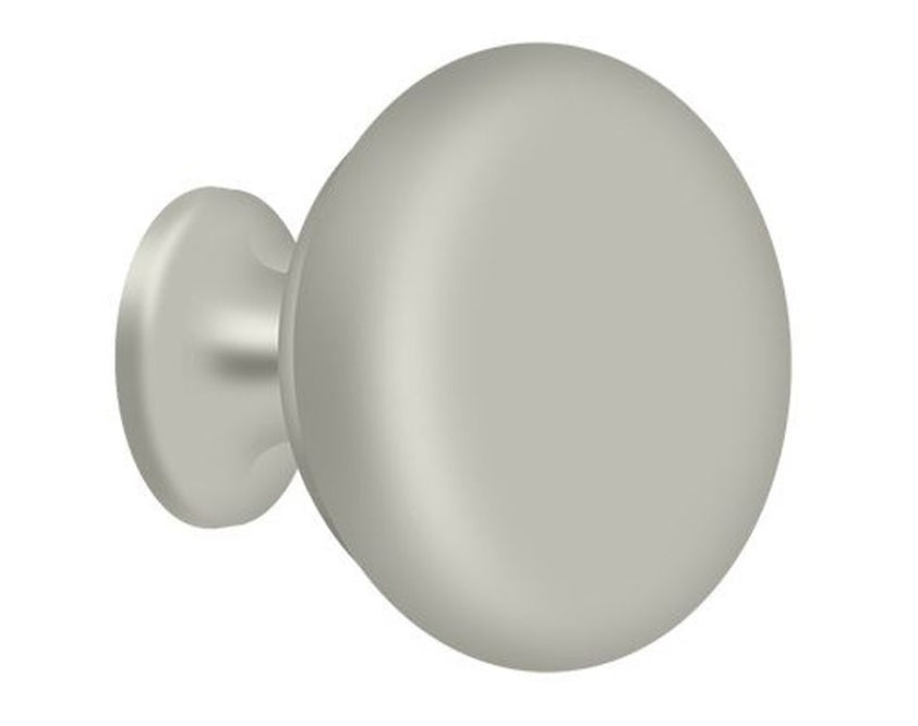 Deltana KR114U15 Solid Round Cabinet Knob, Satin Nickel
