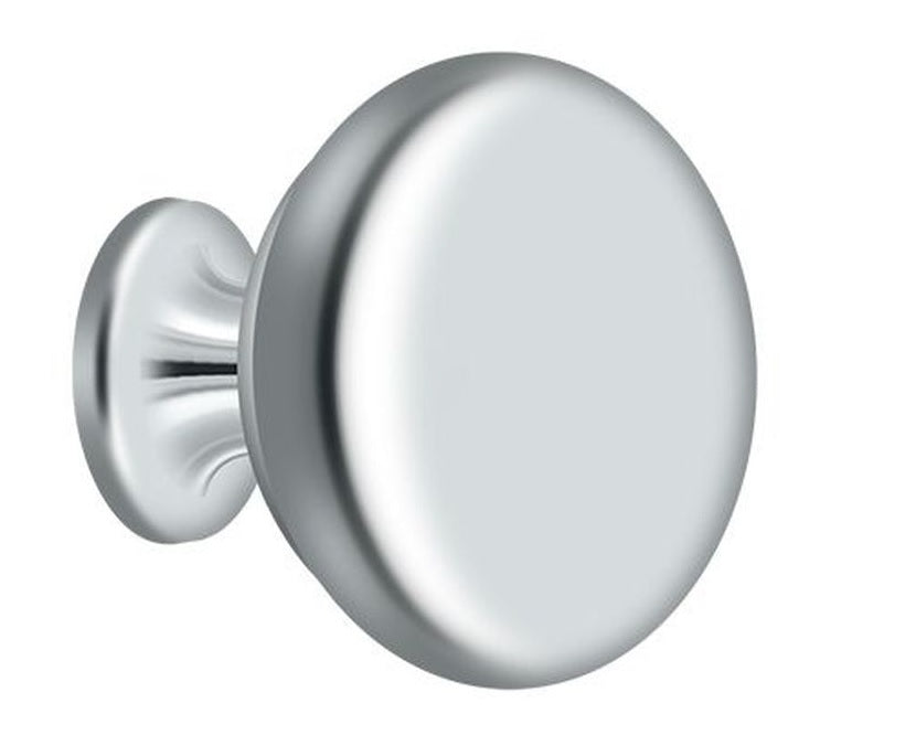 Deltana KR114U26 Solid Round Cabinet Knob, Bright Chrome