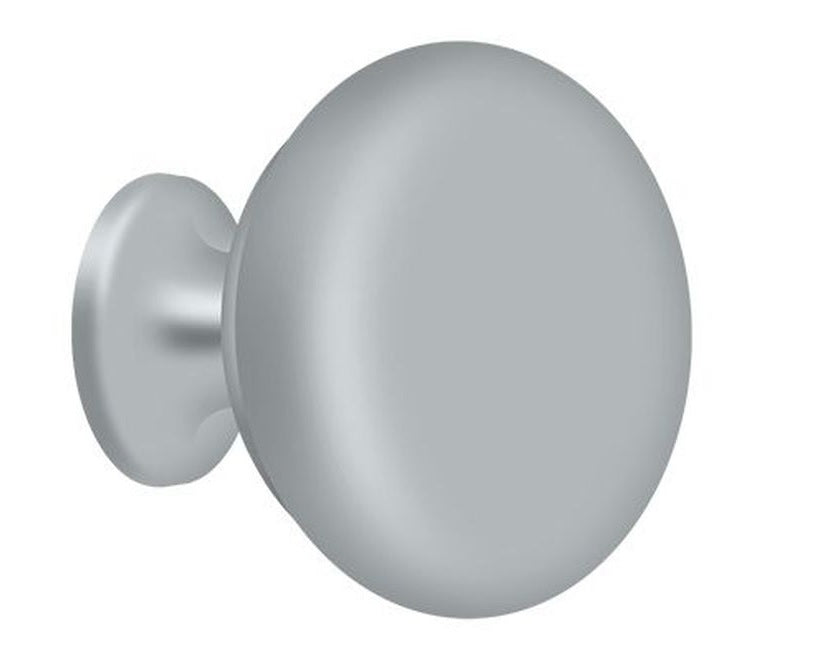 Deltana KR114U26D Solid Round Cabinet Knob, Satin Chrome