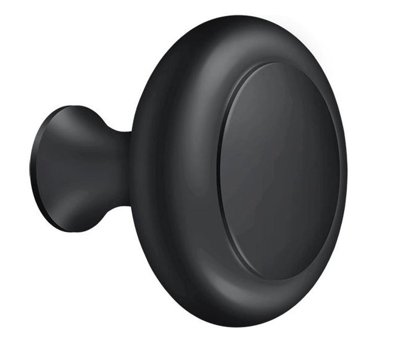 Deltana KRB175U19 Heavy Duty Cabinet Knob, Black