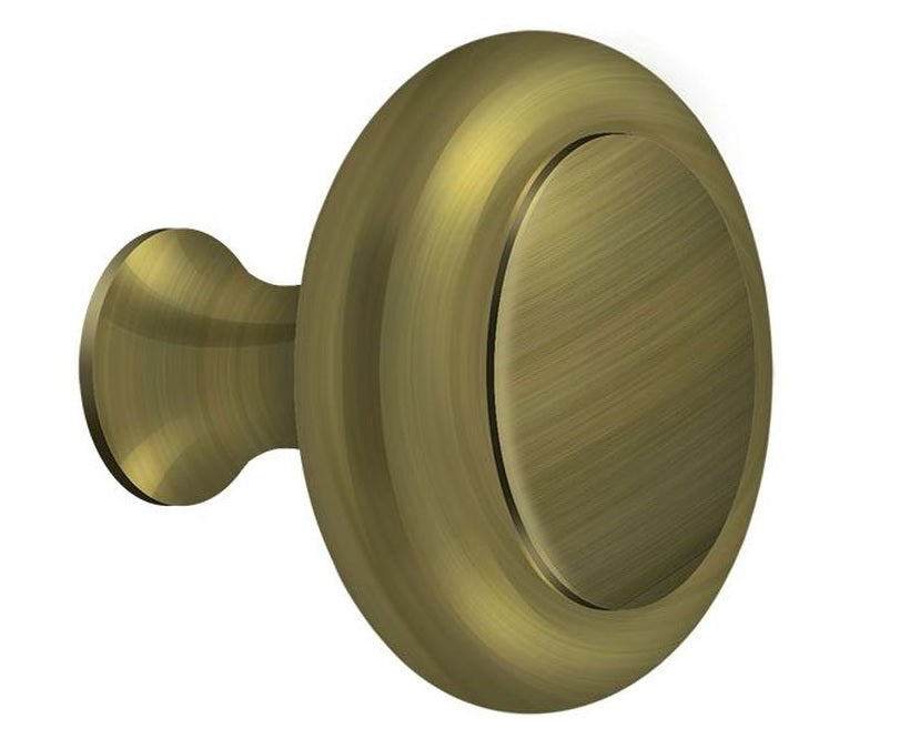 Deltana KRB175U5 Heavy Duty Cabinet Knob, Antique Brass