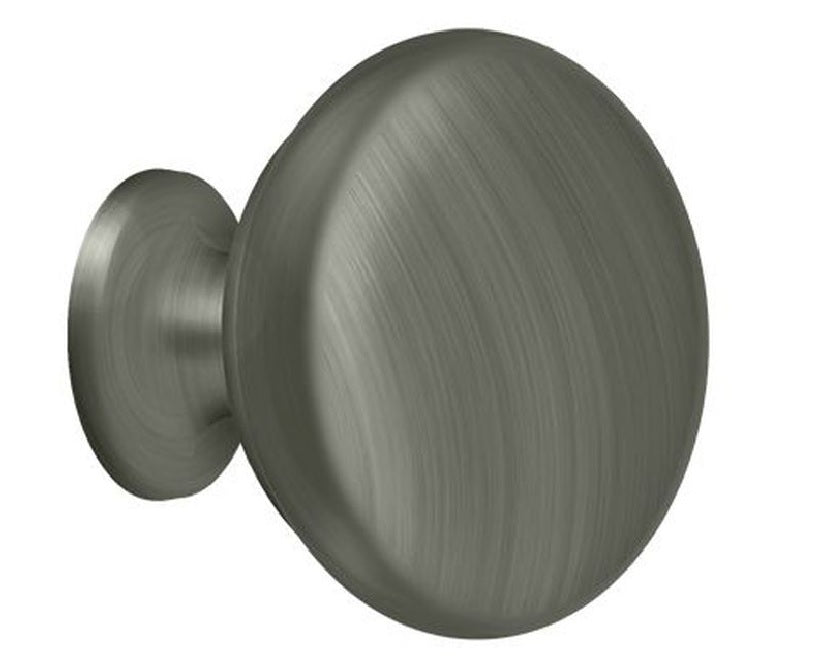 Deltana KRH114U15A Hollow Round Cabinet Knob, Antique Nickel