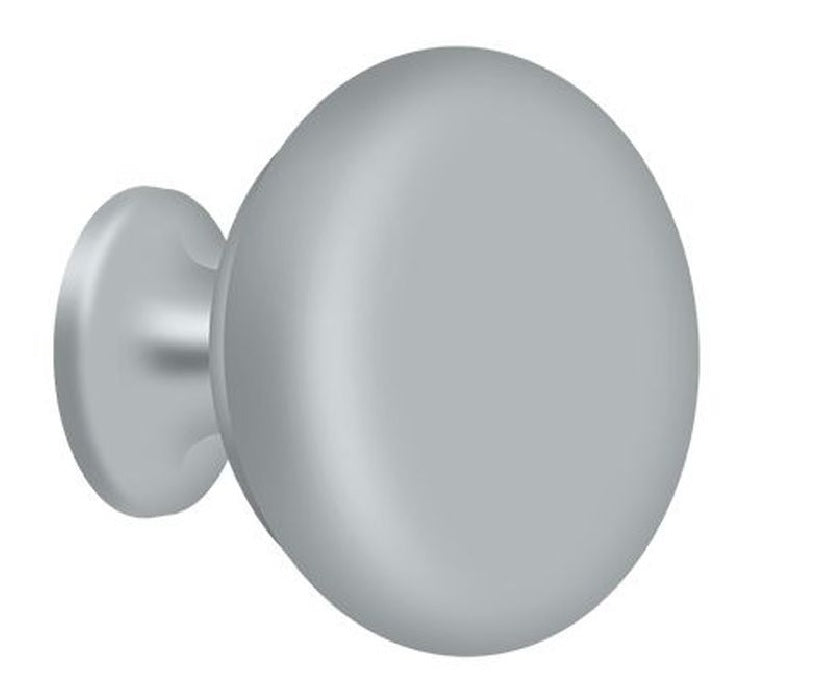 Deltana KRH114U26D Hollow Round Cabinet Knob, Satin Chrome