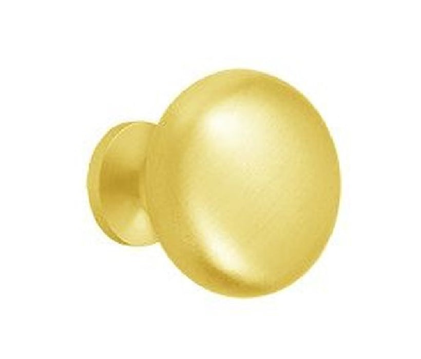 Deltana KRH114U3 Hollow Round Cabinet Knob, Bright Brass