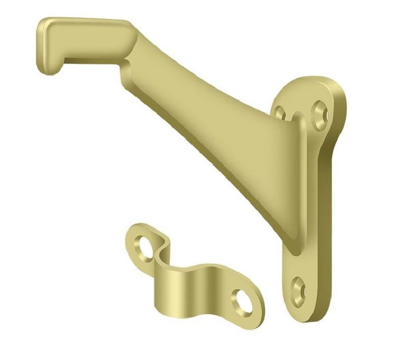 Deltana ZHRBB325U3 Hand Rail Brackets, Bright Brass