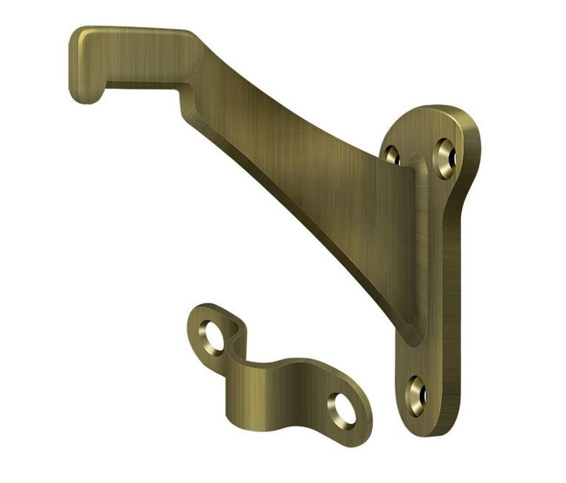 Deltana ZHRBB325U5 Hand Rail Brackets, Antique Brass