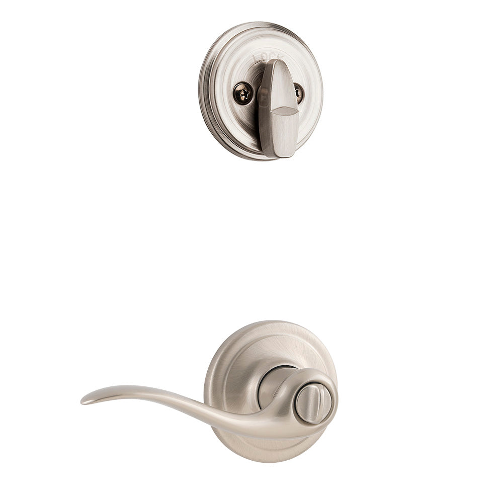 Kwikset 978TNL RH 15 Tustin Right Hand Inside Trim, Satin Nickel