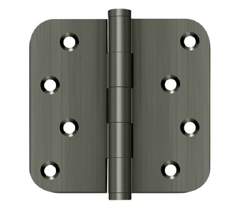 Deltana DSB4R515A-RZ Zig-Zag Radius Hinge, Antique Nickel