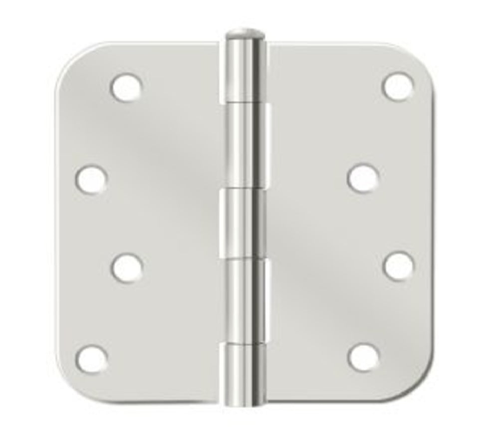 Deltana S44R514 Radius Hinge, Bright Nickel