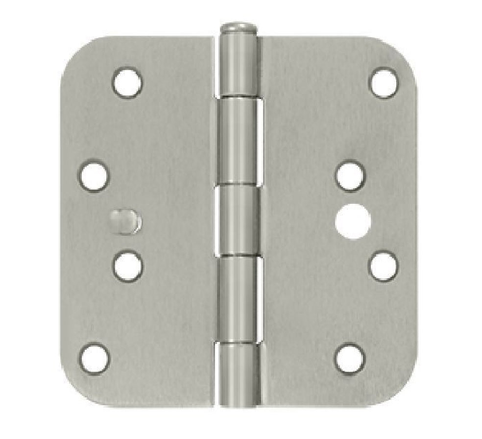 Deltana S44R515-SEC Radius Hinge, Satin Nickel