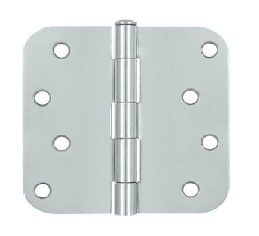 Deltana S44R526 Radius Hinge, Bright Chrome